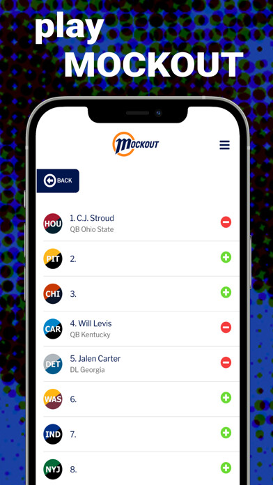 Emulate iPhone app MockOut - NFL mock draft game using MyAndroid Emulate iPhone app MockOut - NFL mock draft game using MyAndroid