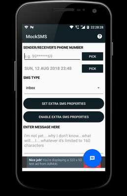 Emulate Android APK MockSMS Emulate Android APK MockSMS