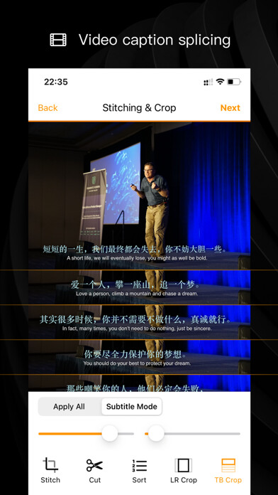Emulate iPhone app Mocol - Screenshot Stitching using MyAndroid