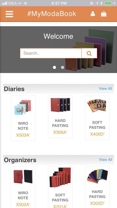 Emulate iPhone app ModaBook using MyAndroid