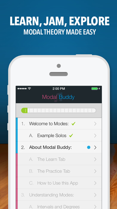 Emulate iPhone app Modal Buddy - Guitar Trainer using MyAndroid Emulate iPhone app Modal Buddy - Guitar Trainer using MyAndroid