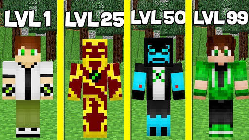 Run android online APK Mod Ben Alien 10 For Minecraft PE Addon Skins 2021 from MyAndroid or emulate Mod Ben Alien 10 For Minecraft PE Addon Skins 2021 using MyAndroid