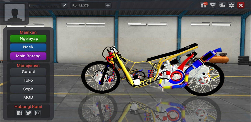 Run android online APK Mod BussID Balap Liar from MyAndroid or emulate Mod BussID Balap Liar using MyAndroid
