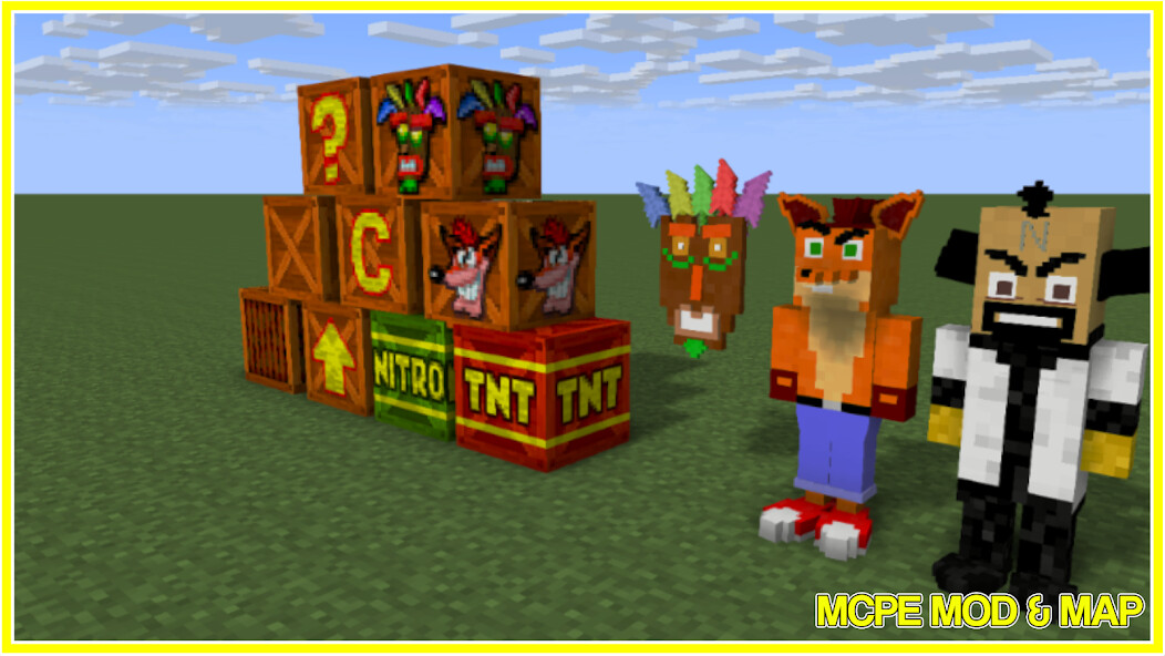 Run android online APK Mod Crash Bandicoot MCPE from MyAndroid or emulate Mod Crash Bandicoot MCPE using MyAndroid