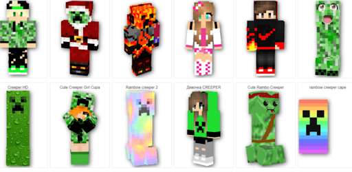 Run android online APK Mod Creeper green Skin for :minecraftpe Addon Maps from MyAndroid or emulate Mod Creeper green Skin for :minecraftpe Addon Maps using MyAndroid