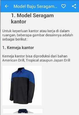 Emulate Android APK Model Baju Seragam Kerja Emulate Android APK Model Baju Seragam Kerja