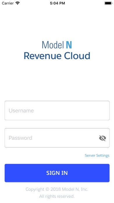 Emulate iPhone app Model N Revenue Cloud using MyAndroid Emulate iPhone app Model N Revenue Cloud using MyAndroid