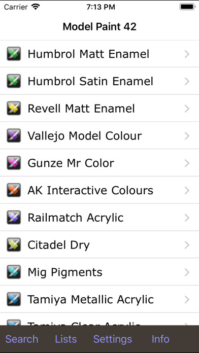 Emulate iPhone app Model Paint 42 using MyAndroid