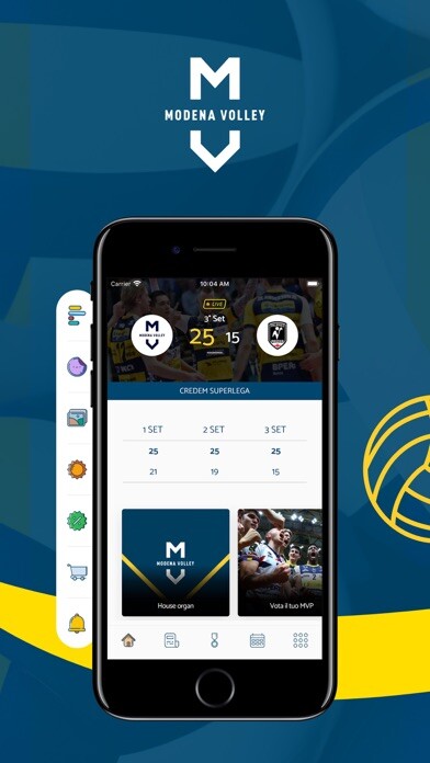Emulate iPhone app Modena Volley using MyAndroid