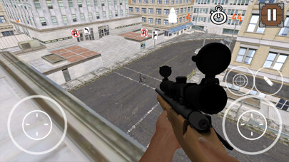 Emulate iPhone app Modern city strike : The rush sniper using MyAndroid