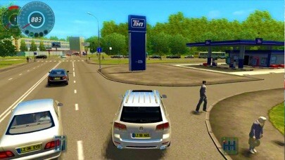 Emulate iPhone app Modern City Traffic Car Drive using MyAndroid