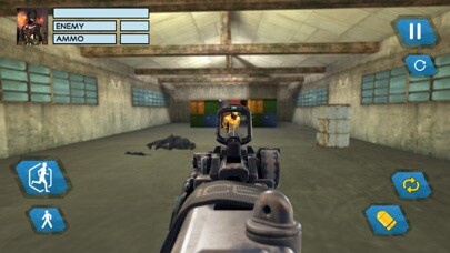 Emulate iPhone app Modern Commando Frontier War using MyAndroid