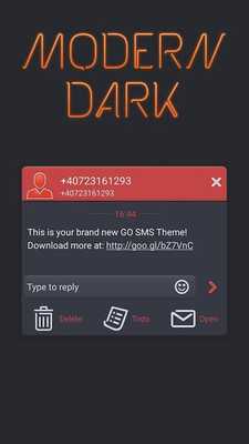 Emulate Android APK Modern Dark SMS Theme Emulate Android APK Modern Dark SMS Theme