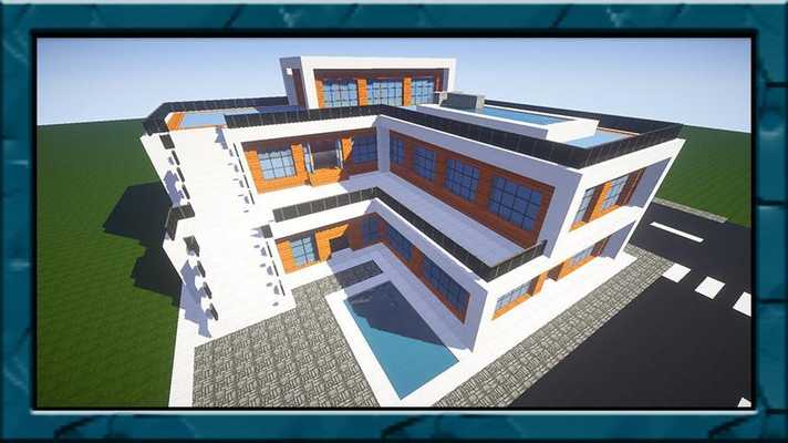Emulate Android APK Modern House for Minecraft
