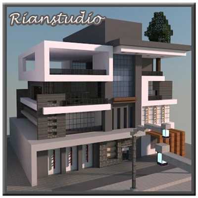 Emulate Android APK Modern House Of Minecraft Emulate Android APK Modern House Of Minecraft