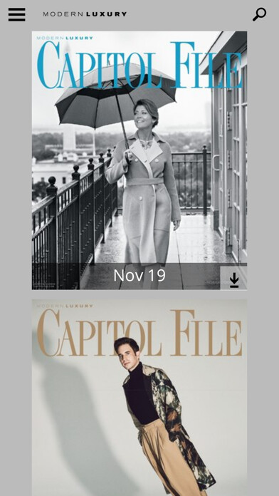 Emulate iPhone app Modern Luxury Capitol File using MyAndroid