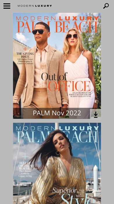 Emulate iPhone app Modern Luxury Palm Beach using MyAndroid Emulate iPhone app Modern Luxury Palm Beach using MyAndroid