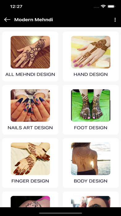 Emulate iPhone app Modern Menhdi Design using MyAndroid Emulate iPhone app Modern Menhdi Design using MyAndroid