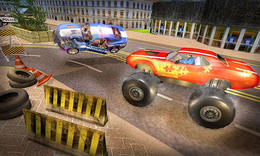 Run android online APK Modern Police Chasing Monster Truck : Cop Escape from MyAndroid or emulate Modern Police Chasing Monster Truck : Cop Escape using MyAndroid