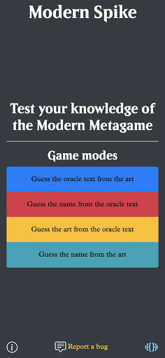 Run android online APK Modern Spike MTG Metagame (Magic the Gathering) from MyAndroid or emulate Modern Spike MTG Metagame (Magic the Gathering) using MyAndroid