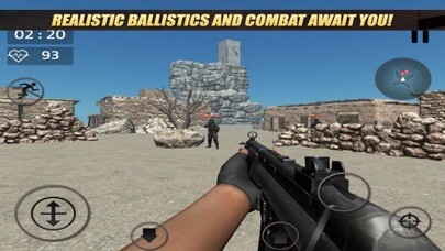 Emulate iPhone app Modern Strike: Free FPS 3D using MyAndroid