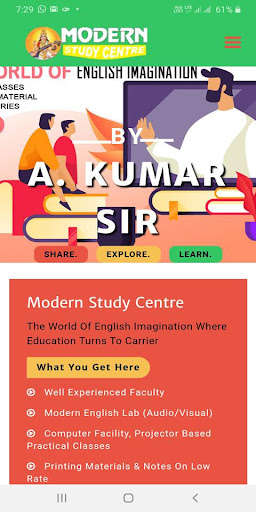 Run android online APK Modern Study - Admin Edition from MyAndroid or emulate Modern Study - Admin Edition using MyAndroid Run android online APK Modern Study - Admin Edition from MyAndroid or emulate Modern Study - Admin Edition using MyAndroid