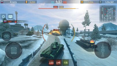 Emulate iPhone app Modern Tanks: War Tank Games using MyAndroid
