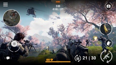 Emulate iPhone app Modern War Mobile FPS using MyAndroid