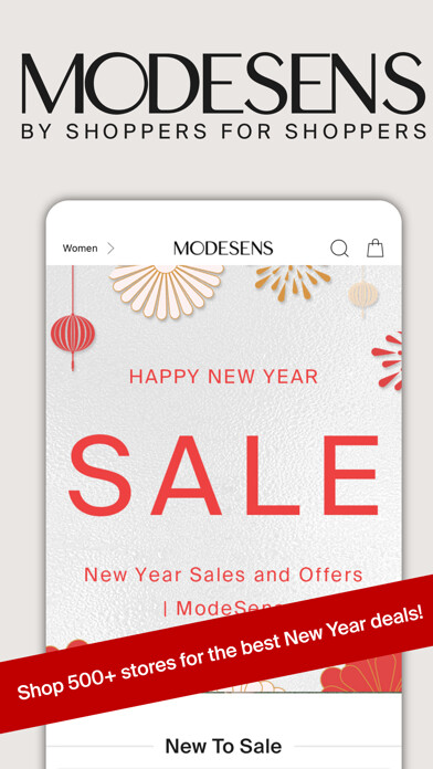 Emulate iPhone app ModeSens - Shopping Assistant using MyAndroid