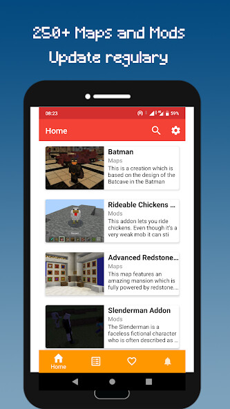 Run android online APK MOD-MASTER and Map for mcpe from MyAndroid or emulate MOD-MASTER and Map for mcpe using MyAndroid