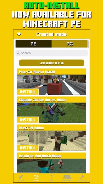 Emulate iPhone app Mods for Minecraft PC & PE using MyAndroid