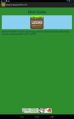 Emulate Android APK Mods for Minecraft PE 0.14.0 Emulate Android APK Mods for Minecraft PE 0.14.0