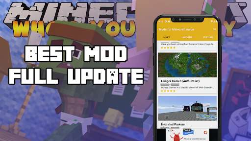 Run android online APK Mods for Minecraft PE - Mods mcpe - mcpe addons from MyAndroid or emulate Mods for Minecraft PE - Mods mcpe - mcpe addons using MyAndroid