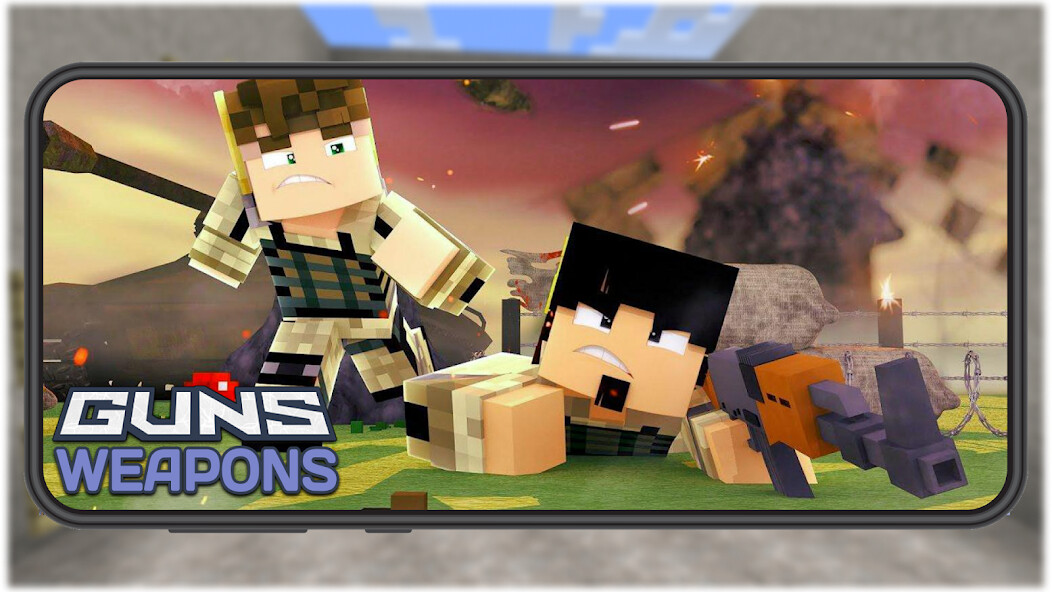 Run android online APK Mods Guns for Minecraft from MyAndroid or emulate Mods Guns for Minecraft using MyAndroid