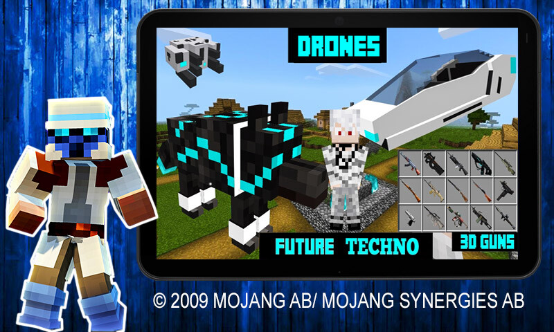 Run android online APK Mod Techno Future for MCPE from MyAndroid or emulate Mod Techno Future for MCPE using MyAndroid