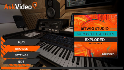 Emulate iPhone app Modulators Course for Bitwig using MyAndroid