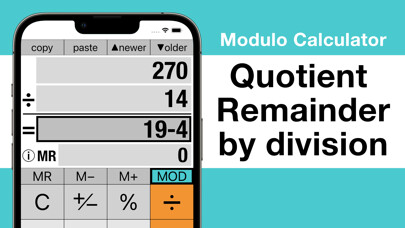 Emulate iPhone app Modulo Calculator using MyAndroid