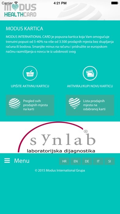 Emulate iPhone app Modus Health Card using MyAndroid Emulate iPhone app Modus Health Card using MyAndroid