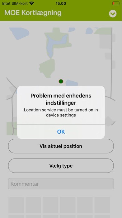 Emulate iPhone app MOE Kortlægning using MyAndroid Emulate iPhone app MOE Kortlægning using MyAndroid