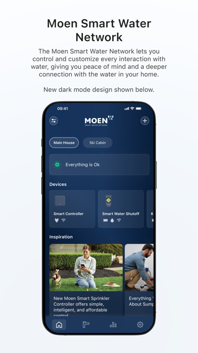 Emulate iPhone app Moen Smart Water Network using MyAndroid