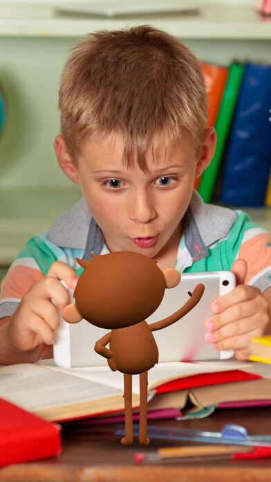 Emulate iPhone app Moe the monkey mini using MyAndroid