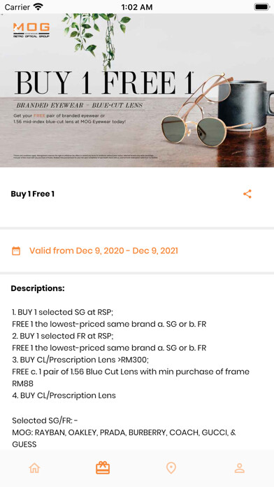 Emulate iPhone app MOG EYEWEAR using MyAndroid Emulate iPhone app MOG EYEWEAR using MyAndroid