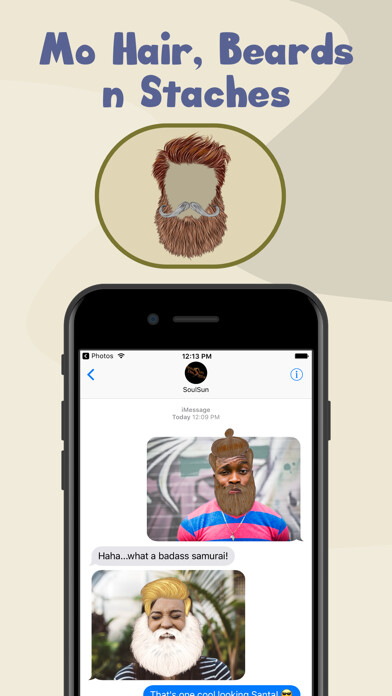 Emulate iPhone app Mo Hair, Beards n Staches using MyAndroid Emulate iPhone app Mo Hair, Beards n Staches using MyAndroid