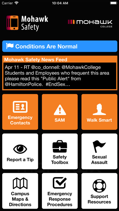 Emulate iPhone app Mohawk Safety using MyAndroid Emulate iPhone app Mohawk Safety using MyAndroid