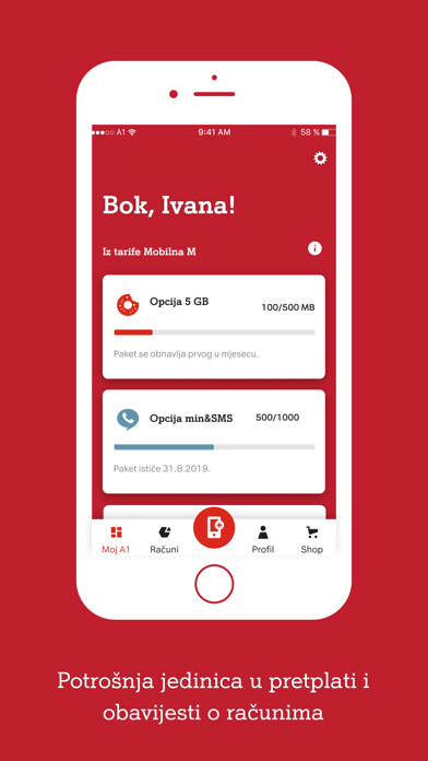 Emulate iPhone app Moj A1 HR using MyAndroid Emulate iPhone app Moj A1 HR using MyAndroid