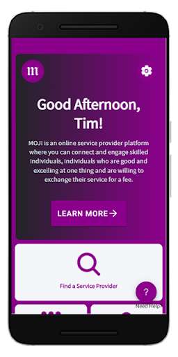 Run android online APK Moji App for Service Providers from MyAndroid or emulate Moji App for Service Providers using MyAndroid