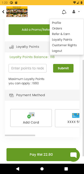 Run android online APK MOJOS KITCHEN from MyAndroid or emulate MOJOS KITCHEN using MyAndroid