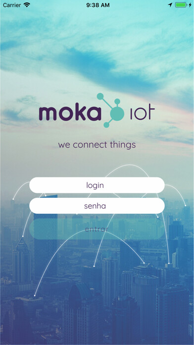 Emulate iPhone app Moka IoT Ambiente Conforto using MyAndroid Emulate iPhone app Moka IoT Ambiente Conforto using MyAndroid