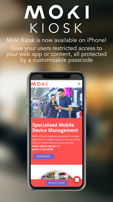 Emulate iPhone app Moki Kiosk using MyAndroid