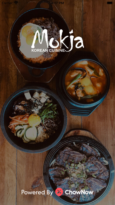 Emulate iPhone app Mokja Korean Cuisine using MyAndroid Emulate iPhone app Mokja Korean Cuisine using MyAndroid
